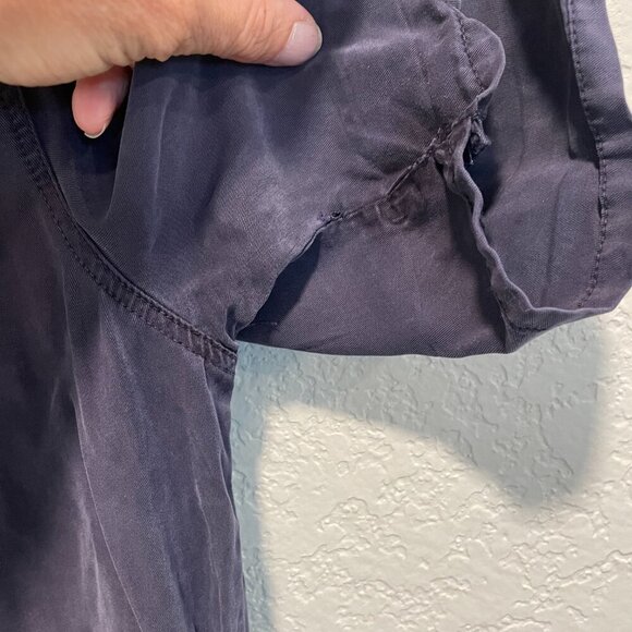 Abound Distressed Lyocell Blue Pants Jumpsuit Small - Picture 5 of 9